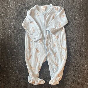 Kissy Kissy Light Blue Giraffe Footie